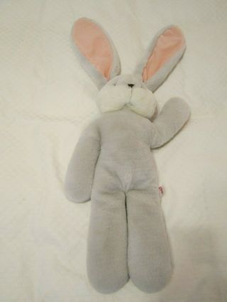 Vintage 1983 Gund Bunny Rabbit Plush Gray 18 " Long Floppy Ears Bugs Bunny Like