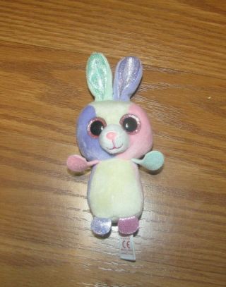 Ty Basket Beanie Baby - Bloom The Bunny Rabbit 4.  5 "