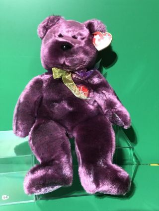 Ty Beanie Buddy - 2000 Signature Bear (13.  5 Inch) - Mwmts Stuffed Animal Toy