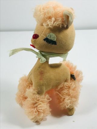 Vintage Dakin Dream Pets Stuffed Animal Toy Pink Poodle Dog