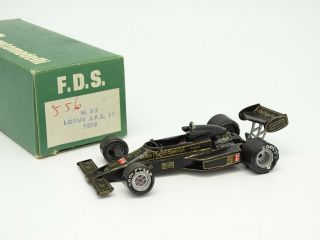 Fds Kit Monté 1/43 - F1 Lotus Jps 11 Japon 1976 Andretti