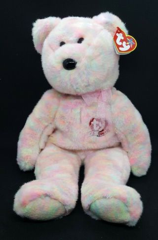 Ty 2001 Celebrate The Bear 15 Year Aniversary Beanie Buddy - With Tags