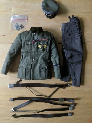 Did/3r 1/6 Wwii German Waffen Ss Tunic Set And Other Accessories Hausser Peter