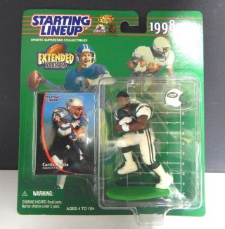Starting Lineup 1998 Nfl Curtis Martin Figurine And Card