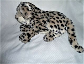 Applause Lou Rankin Stuffed Plush Snow Leopard Cheetah Jaguar Bengal Wild Cat