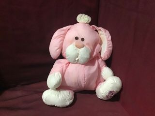 Vintage Fisher - Price 15 " 20” 1986 Puffalump Pink Bunny Rabbit Dog Puppy Plush