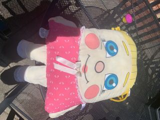 Rare Vintage 1985 Pillow People Sweet Dreams Pink Blond Girl Stuffed Toy 24″