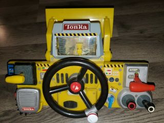 Vintage Tonka Toy Steering Wheel Bulldozer.  Quest Toys.