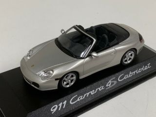 1/43 Minichamps Porsche 911 Carrera 4s Cabriolet Dealer Edition Wap 020 100 14