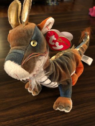 Ty Beanie Baby Zodiac Chinese Dragon 12” Plush With Tags