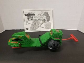 Motu Road Ripper Complete W/ Instructions 1983 He Man Masters Of The Universe