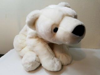 2000 Commonwealth Animal Alley Toys R Us White Polar Bear Plush 25 "