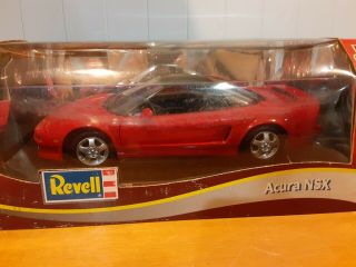 Vintage Revell 1:18 Scale - 1992 Acura Nsx Red Die Cast Model