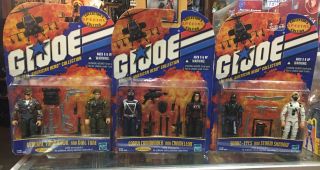 Total Of 3 - 2 Packs,  Gi Joe Collectors Special Edition.  Includes 6 Figures