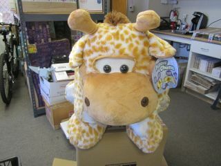 Pillow Pet Chums Giraffe Large Big 32” Plush Stuffed Animal With Tags