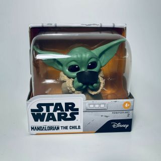 Star Wars Disney,  Mandalorian Baby Bounties Soup Bowl 2.  5 " Figure The Child
