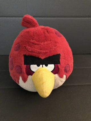 Angry Birds Plush Red Spots No Sound - Big Brother Terence Red Bird 8 "
