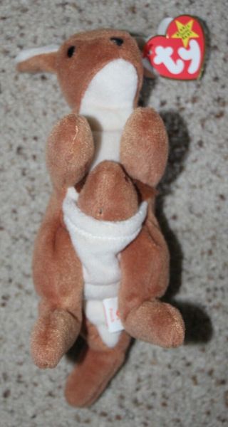 Pouch Ty Beanie Baby 1996 Pvc Pellets No Star Tush Tag Retired Rare Babies