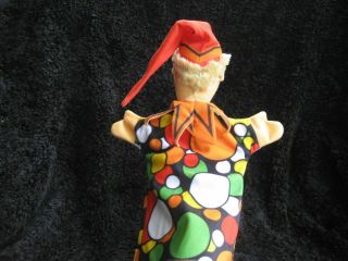vintage 1991 German Steiff human clown elf man boy plush puppet stuffed toy 2