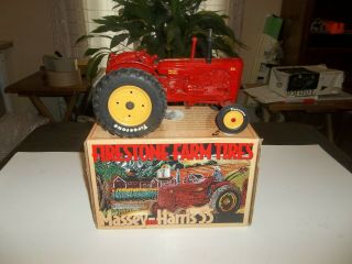 1/16 Massey Harris 55 Firestone Tires Limited Edition Farm Toy Tractor NIB 2