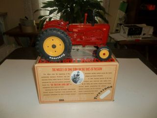 1/16 Massey Harris 55 Firestone Tires Limited Edition Farm Toy Tractor NIB 3