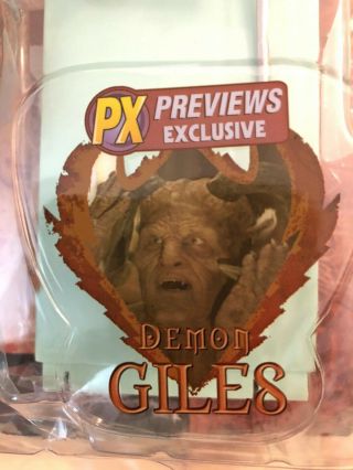 DEMON GILES MOC Buffy the Vampire Slayer Action Figure Diamond PX Preview Exclus 3