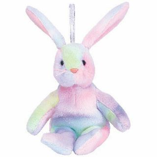 Ty Basket Beanie Baby - Hippie The Bunny (5.  5 Inch) - Mwmts Stuffed Animal Toy