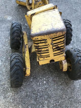 Vintage 1950 ' s Doepke Model Toys - Yellow Adams Road Grader - Parts Only 3