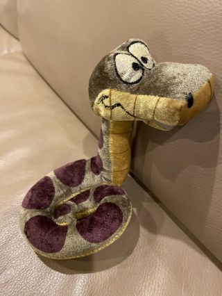 Disney The Jungle Book Baby Kaa Snake Plush Rattle Stuffed Toy Doll 6 "