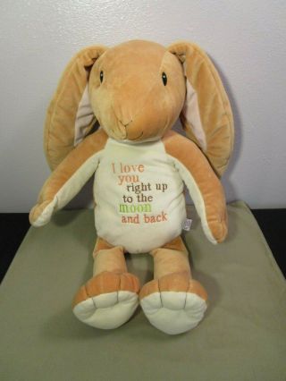 20 " Guess How Much I Love You To The Moon And Back Bunny Rabbit Plush