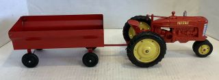 Vintage 1/16 Tru Scale Carter M Tractor And Ertl Trailer 2