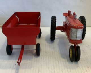 Vintage 1/16 Tru Scale Carter M Tractor And Ertl Trailer 3
