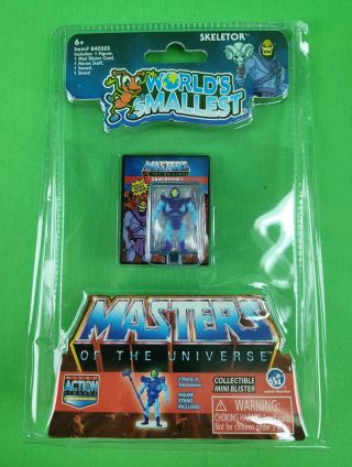 Worlds Smallest Masters Of The Universe Skeletor (in - Hand) Ultra Rare Wow