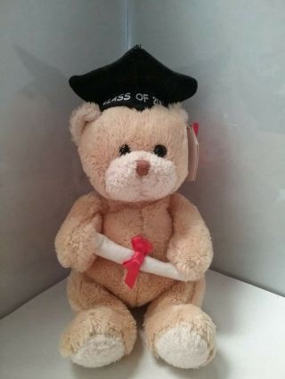 Ty Beanie Babies 2006 " Scholar " The Bear (with Tags) Retired