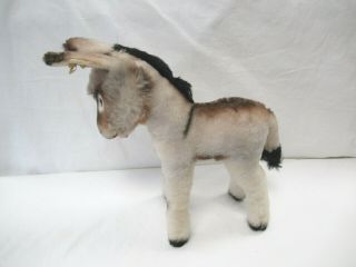 Vintage Steiff Stuffed Toy Animal Grissy the Donkey 1622.  00 2