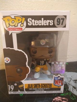 Pop Nfl Pittsburgh Steelers Ju Ju Smith Schuster 97 Figure Funko Steelers Juju