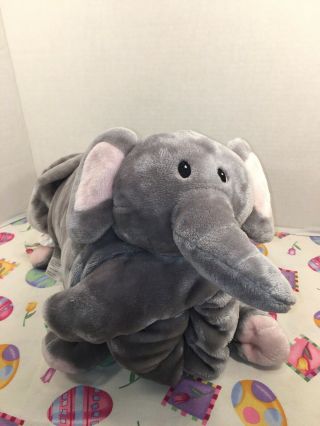 Vguc - 16” Costco Little Miracles Elephant Snuggle Me Pet W/ Blanket