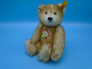 Historic Steiff Miniature Bear Petsy 029561 Button Tagged Ear