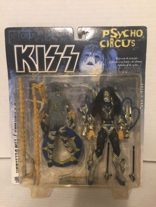 Vintage Kiss Psycho Circus Ace Frehley And The Stiltman Figures 1998 Mcfarlane
