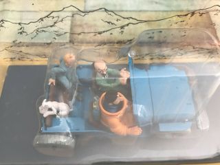 Voiture Miniature La Jeep Bleue Tintin Objectif Lune au 1/24 3