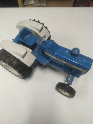 Vintage Ertl Ford 8000 Tractor 1:12 - Steel Toy Blue White