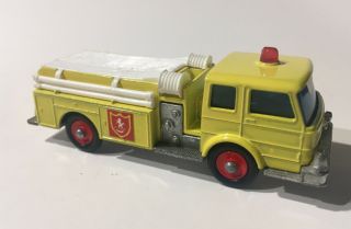 Matchbox Lesney Phantom 29 Custom Pumper Fire Engine With Red Wheels.