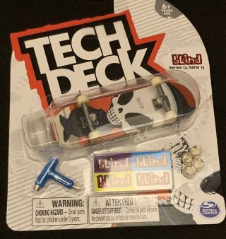 Tech Deck Series 13 | Blind | Ultra Rare | Fingerboard Skateboard |