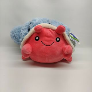 Discoloration Squishable Mini Hermit Crab Retired Red Blue Plush Crab Tags