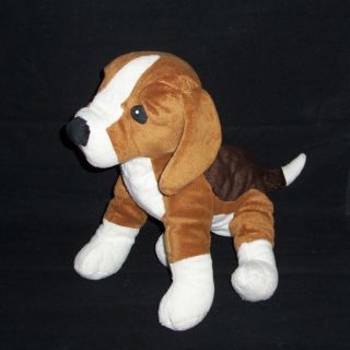 13 " Ikea Gosig Valp Beagle Puppy Dog Tan Brown White Plush Stuffed Animal Smooth