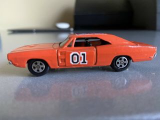Rare USA Made Vint 1981 ERTL Dukes of Hazzard General Lee 69 Dodge Charger 1:64 3