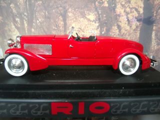 1/43 Rio (italy) 1933 Duesenberg Sj Fishtail Speedster Weymann 86