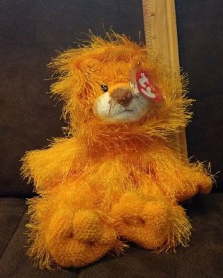 Ty Punkies - Kitty The Lion (9 Inch) - Mwmts Stuffed Animal Toy