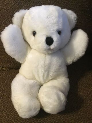12 " Vintage 1983 R Dakin Baby Things Musical Teddy Bear Stuffed Animal Plush Toy