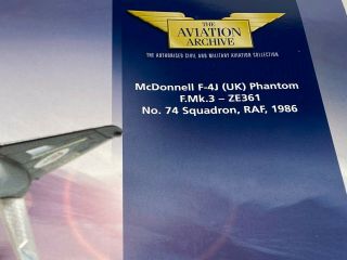 Corgi Aviation Archive 1/72 RAF Phantom F.  Mk.  3,  ZE361,  AA33202,  limited edition 2